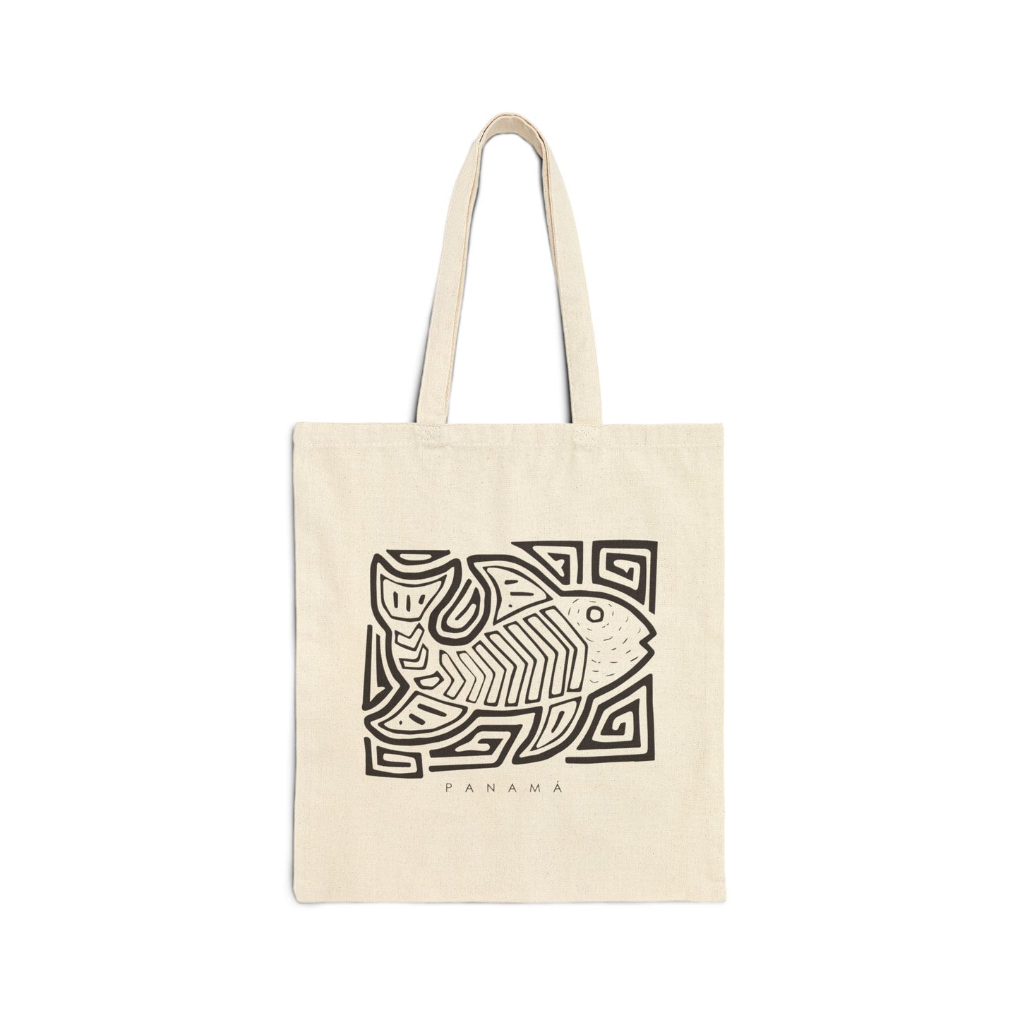 Panama Fish Design Tote Bag