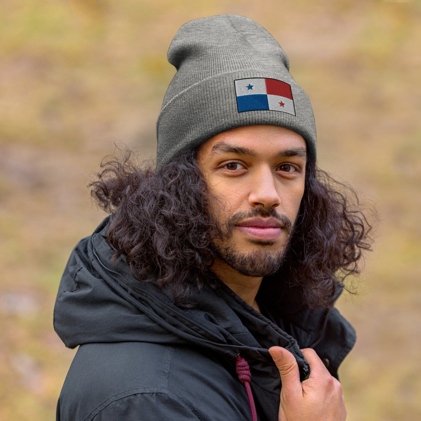Panama Flag Cuffed Beanie