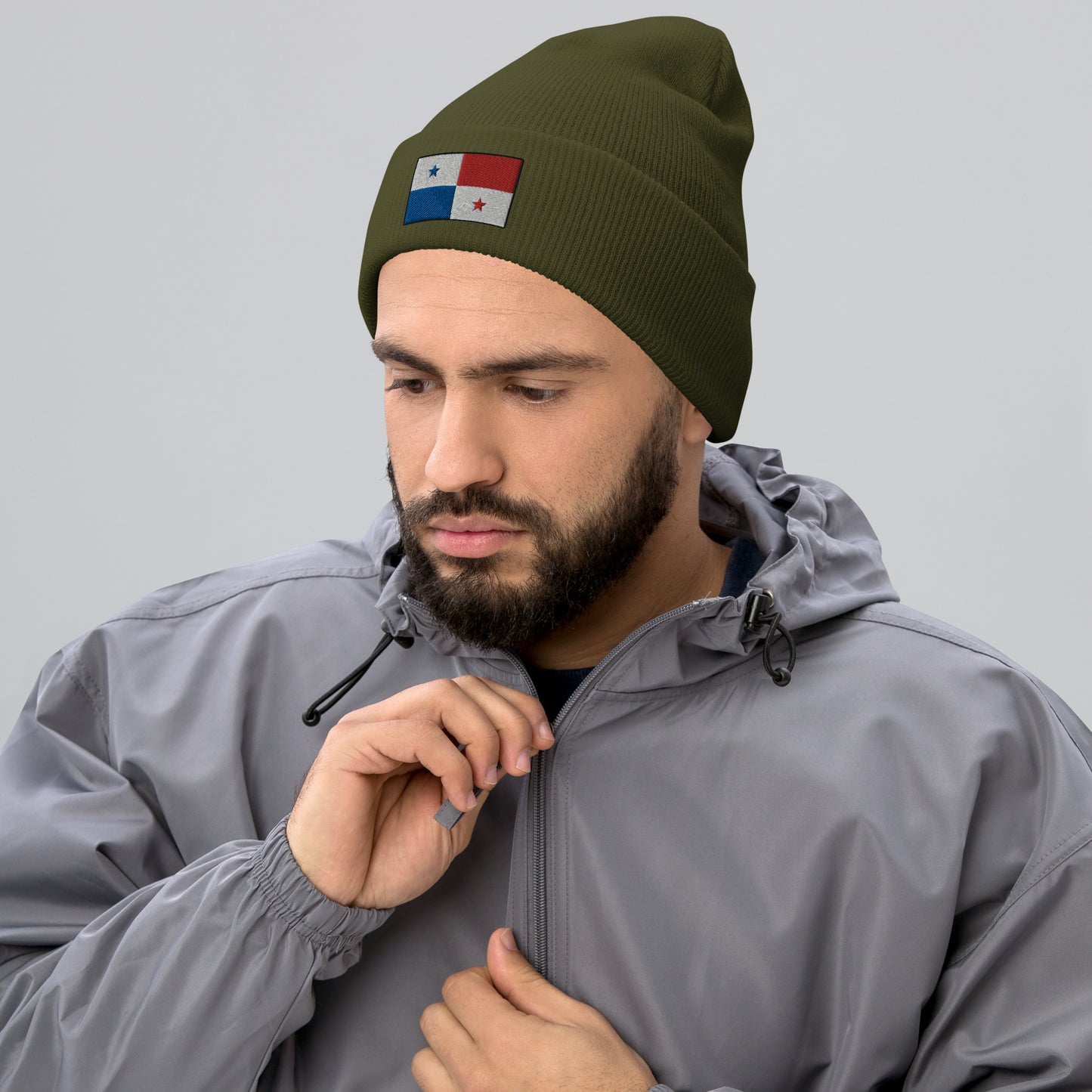 Panama Flag Cuffed Beanie