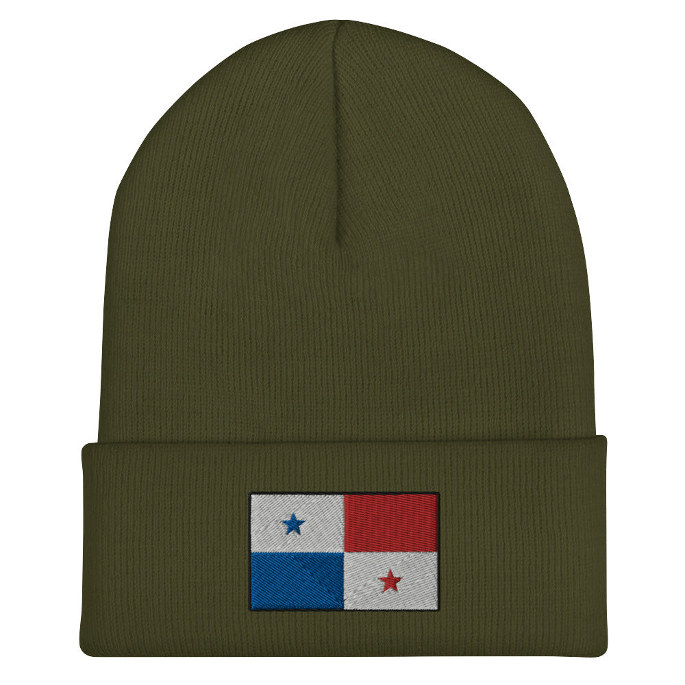 Panama Flag Cuffed Beanie