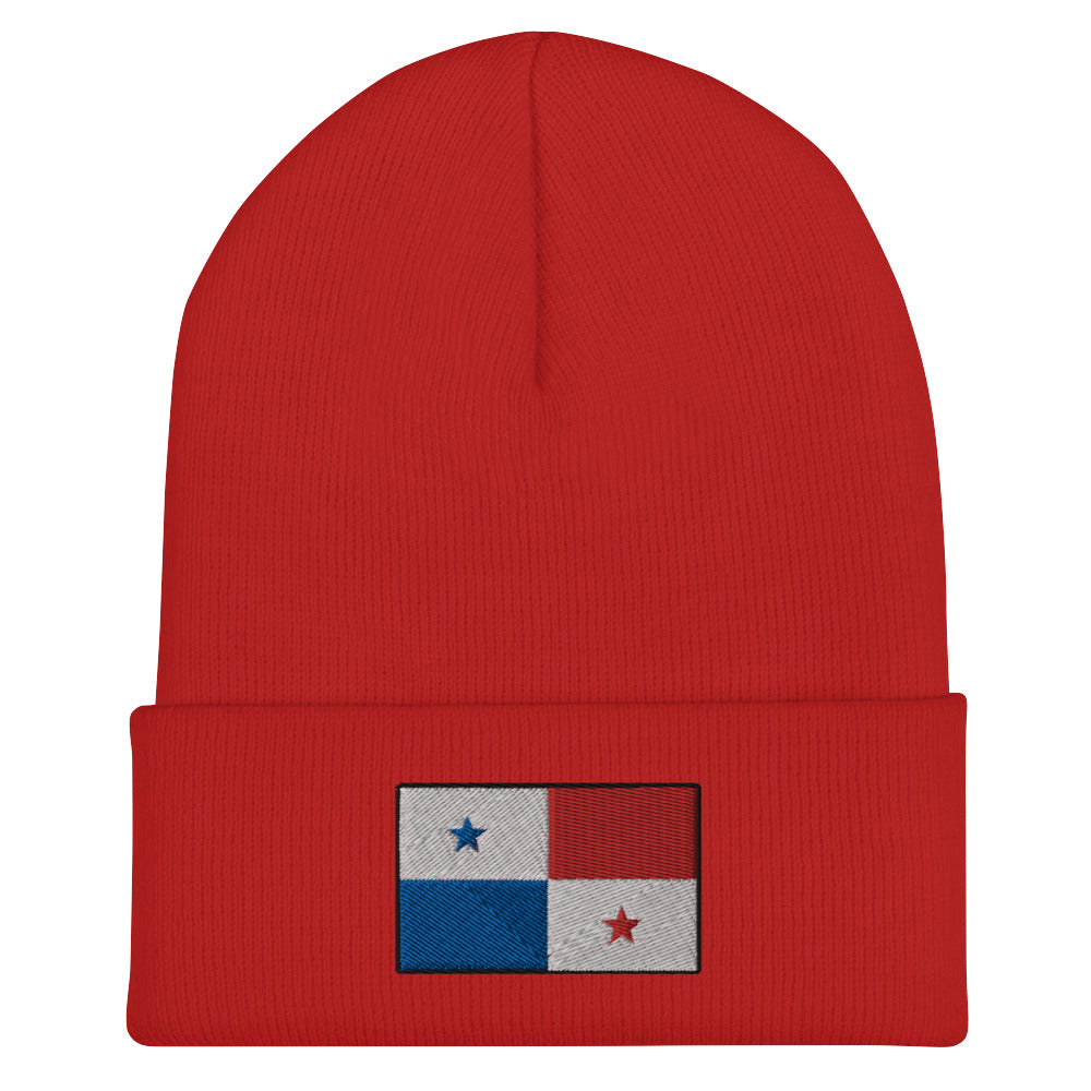 Panama Flag Cuffed Beanie