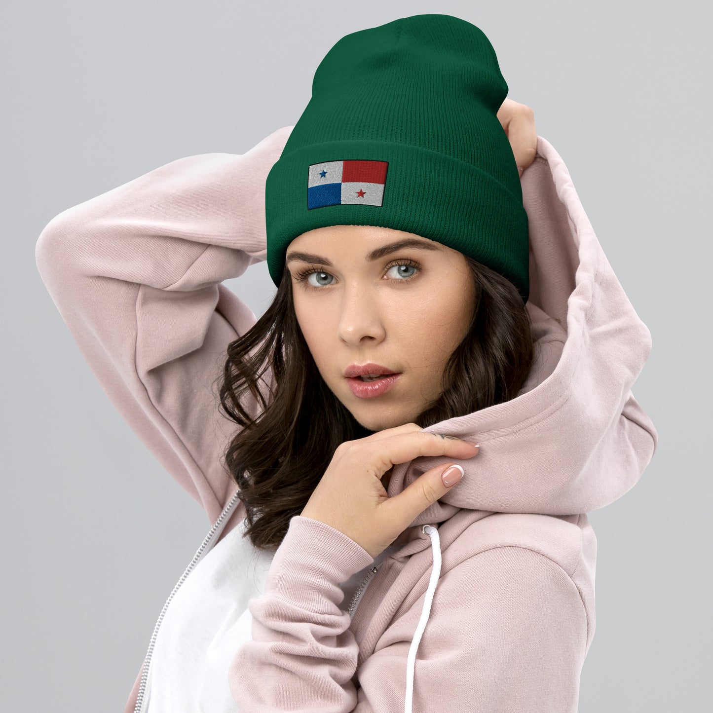 Panama Flag Cuffed Beanie