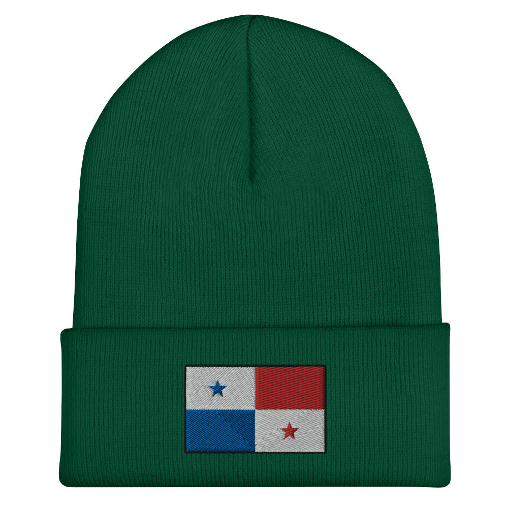 Panama Flag Cuffed Beanie