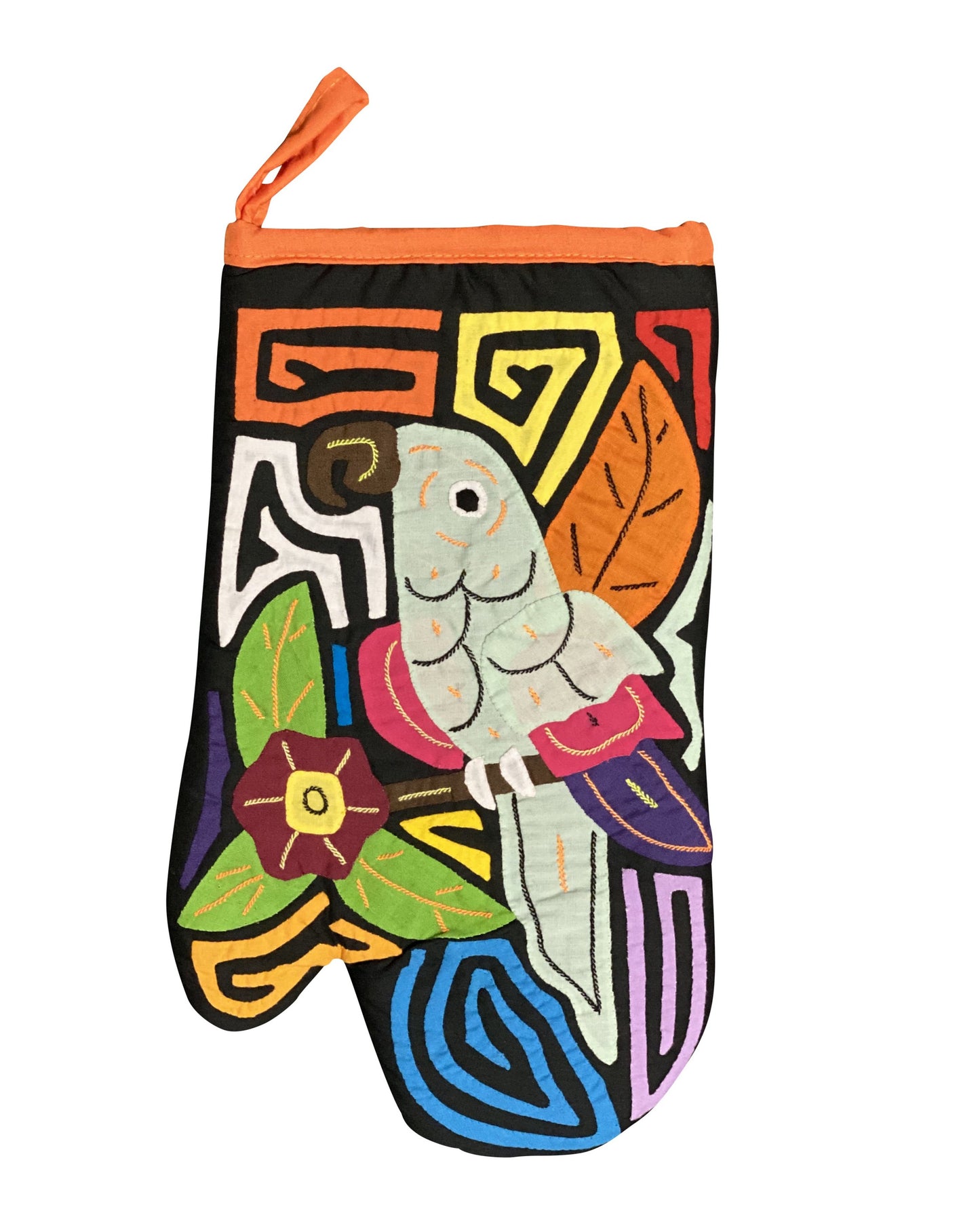 MOLA PARROT OVEN MITT