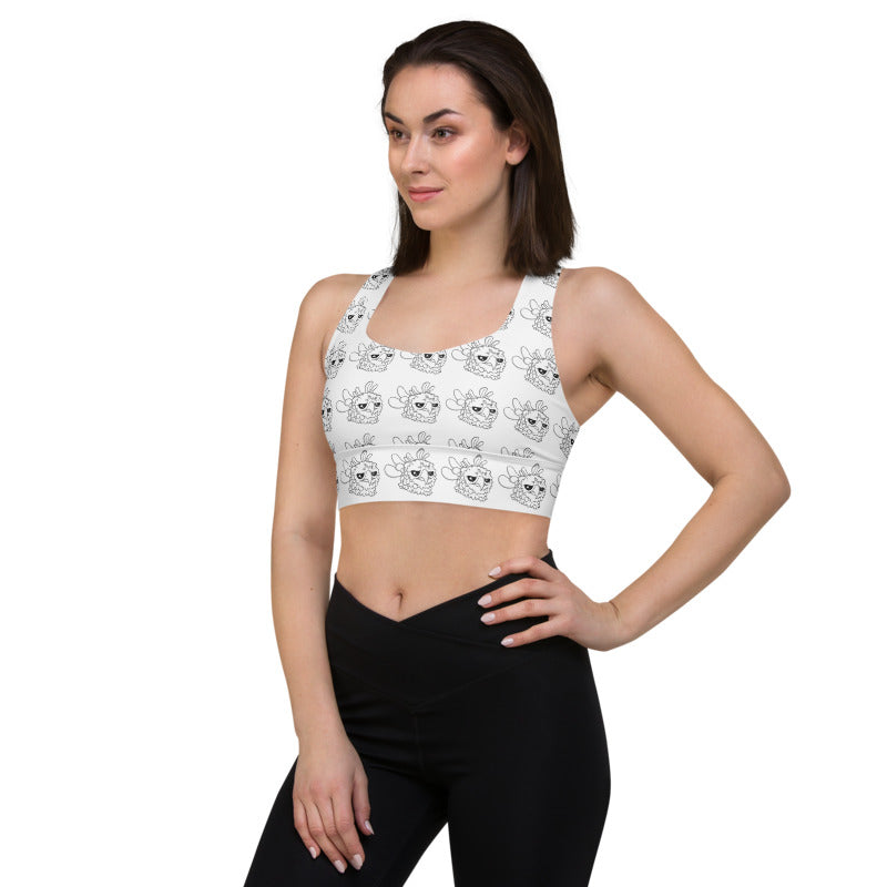 Panama Harpy Eagle Longline Sports Bra