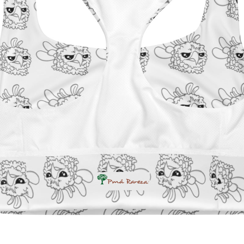 Panama Harpy Eagle Longline Sports Bra