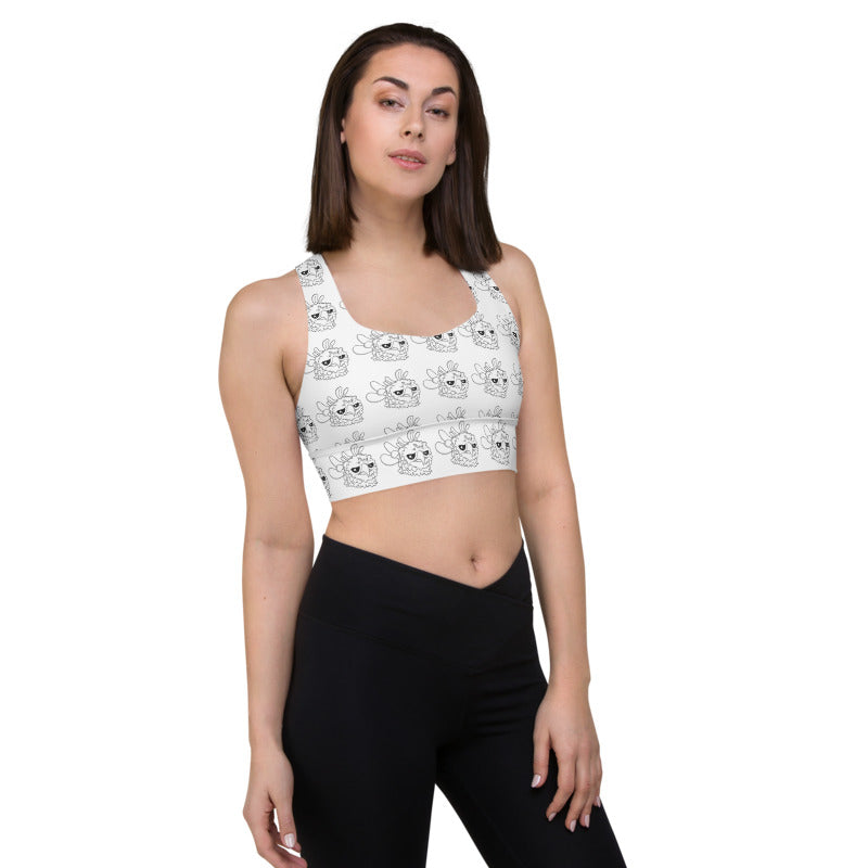 Panama Harpy Eagle Longline Sports Bra