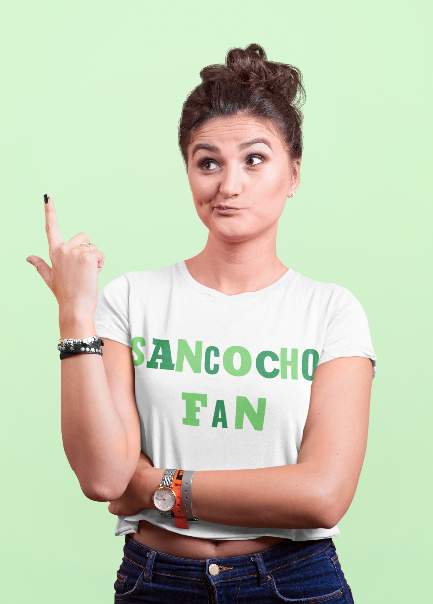 Panama Sancocho Fan Women’s Crop Tee