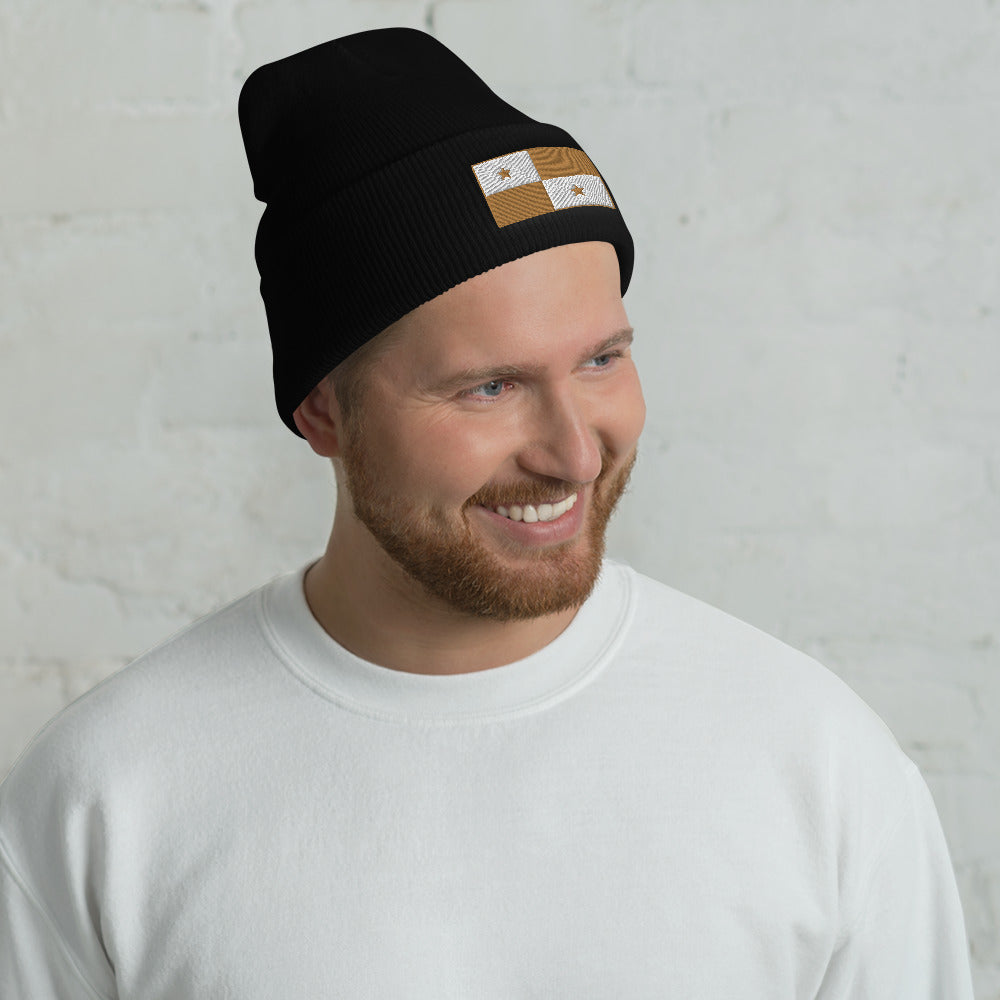 Panama Flag Cuffed Beanie