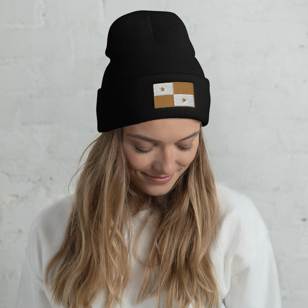 Panama Flag Cuffed Beanie
