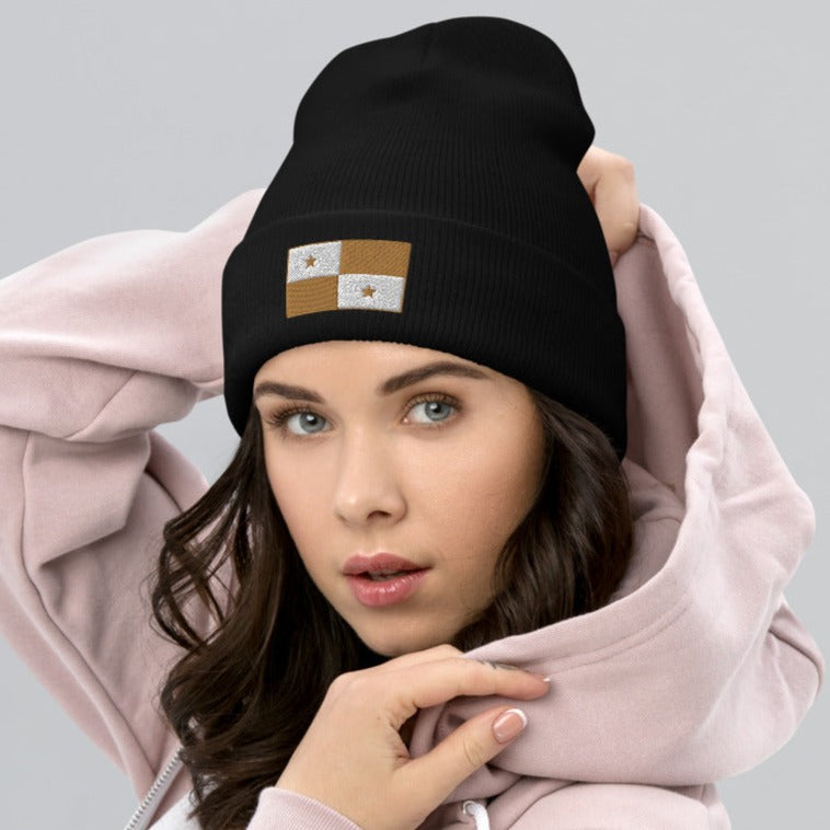 Panama Flag Cuffed Beanie