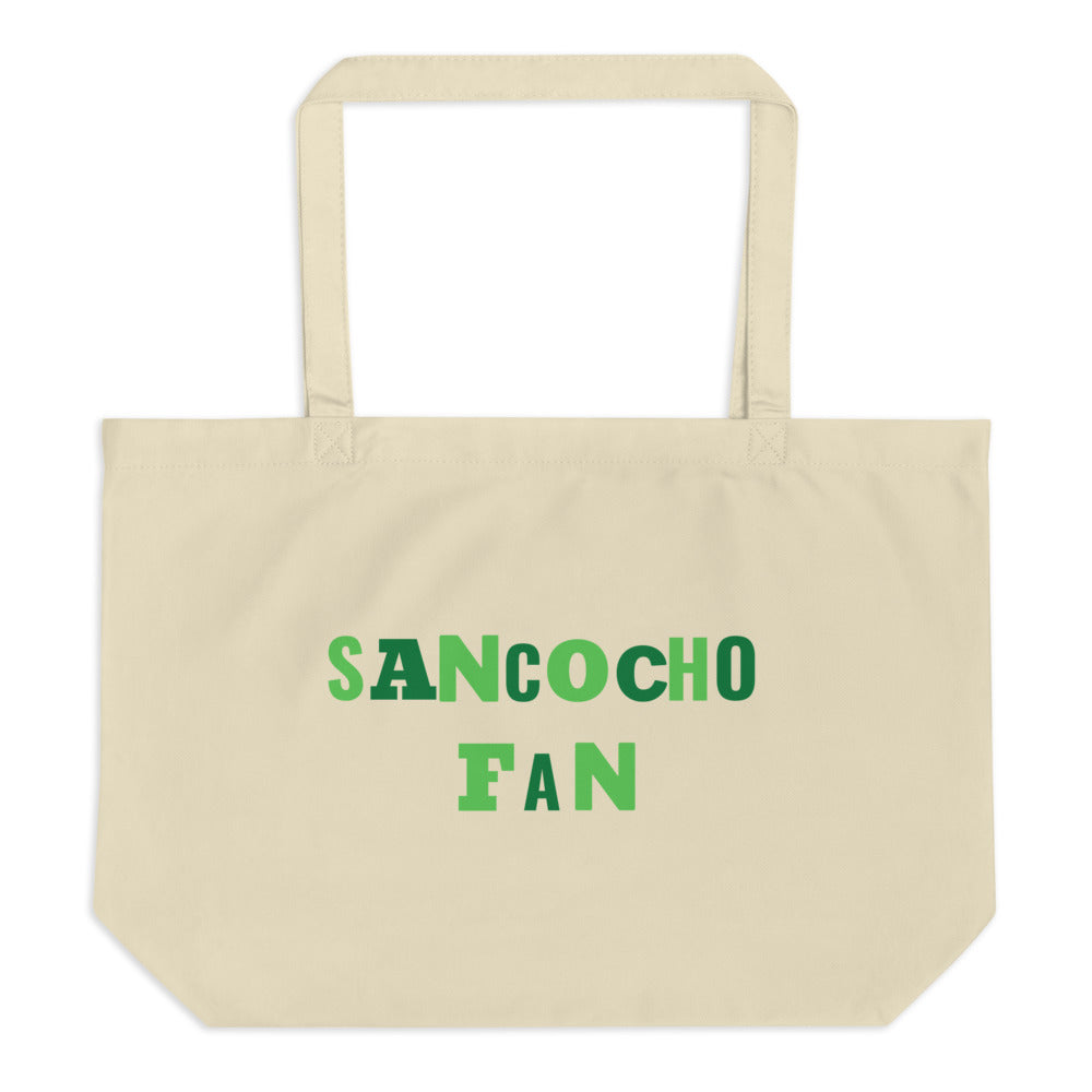 Sancocho Fan Large Organic Tote Bag