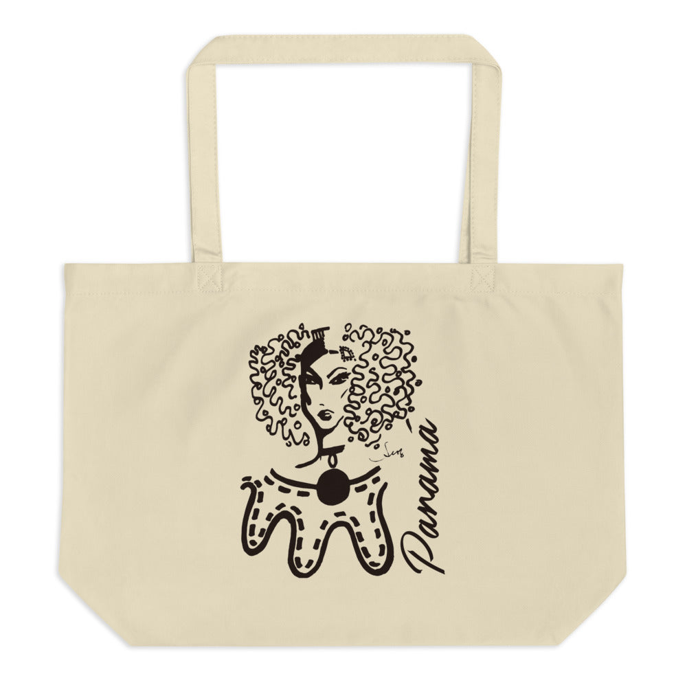 Empollerada de Sergio Arjona Large Organic Tote Bag