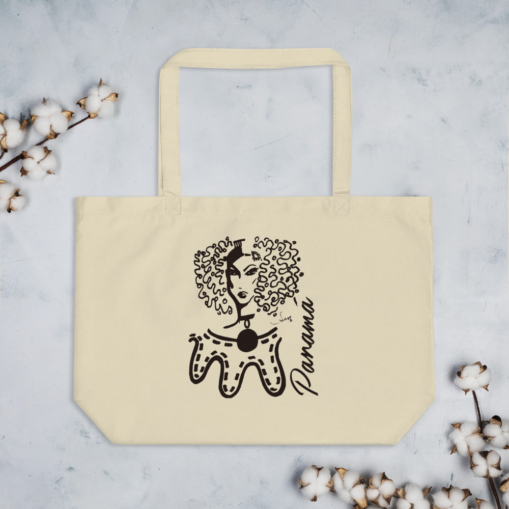 Empollerada de Sergio Arjona Large Organic Tote Bag