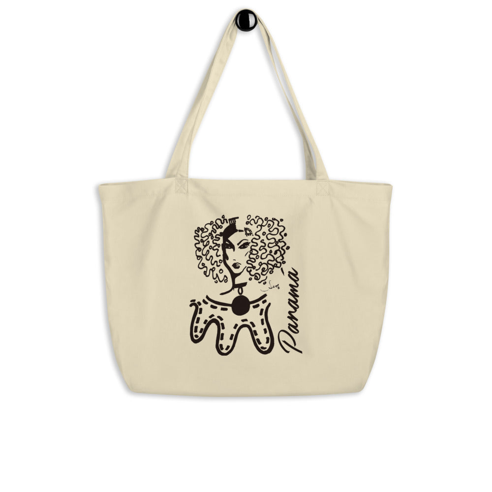 Empollerada de Sergio Arjona Large Organic Tote Bag