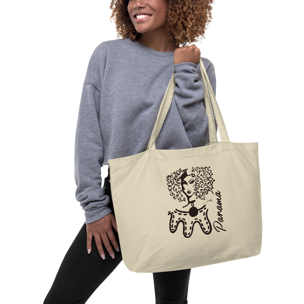 Empollerada de Sergio Arjona Large Organic Tote Bag