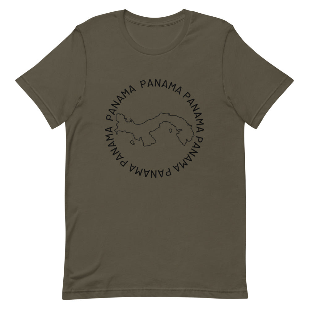 Panama Map Unisex T-Shirt