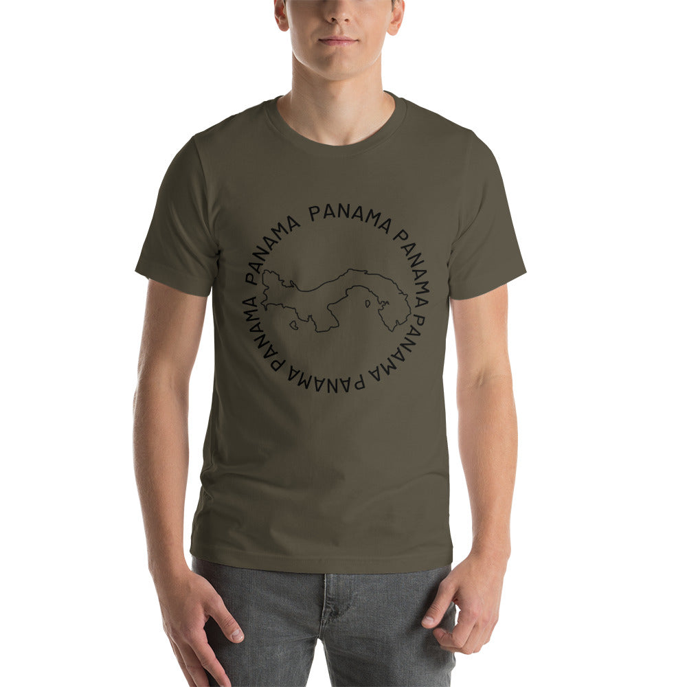 Panama Map Unisex T-Shirt