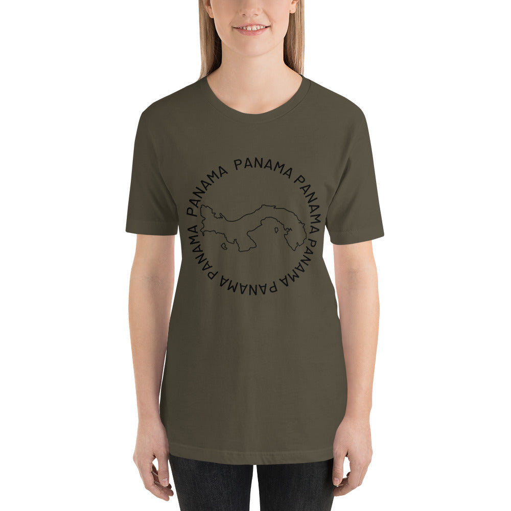 Panama Map Unisex T-Shirt