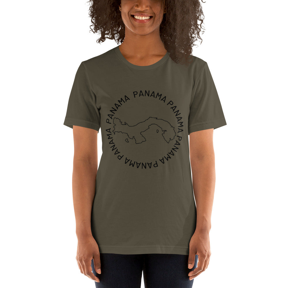Panama Map Unisex T-Shirt