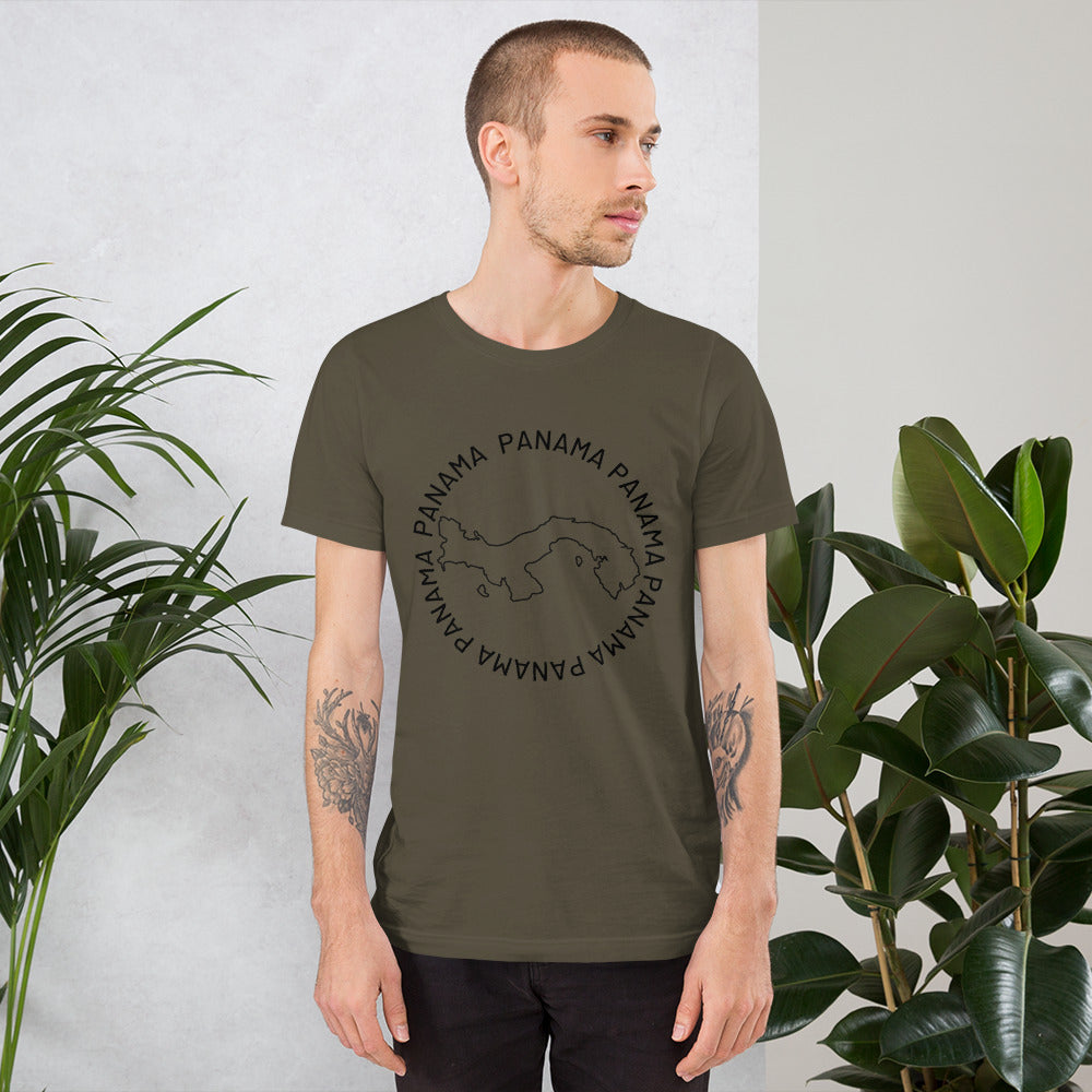 Panama Map Unisex T-Shirt