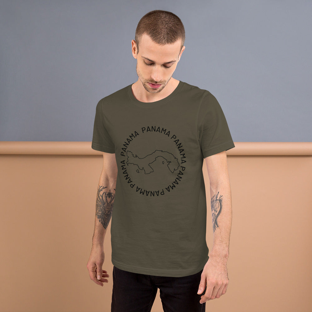 Panama Map Unisex T-Shirt