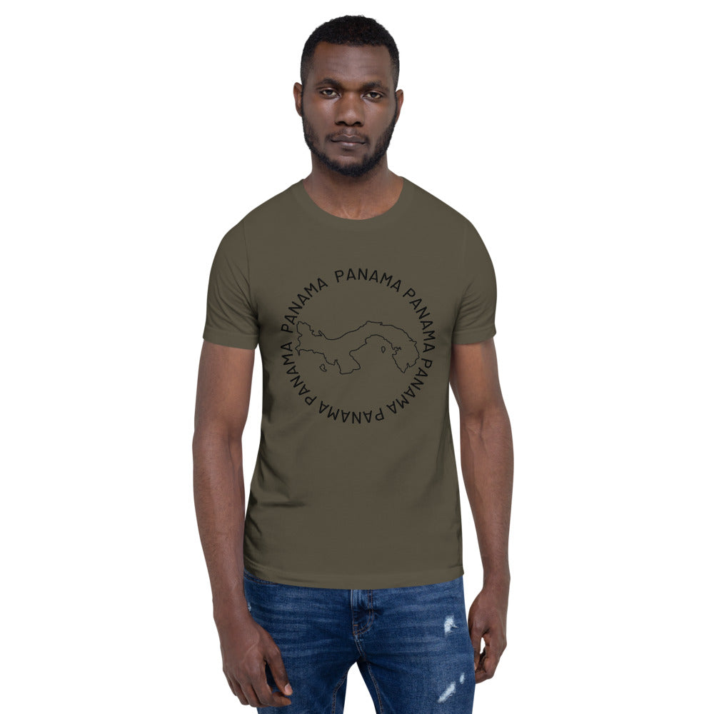 Panama Map Unisex T-Shirt