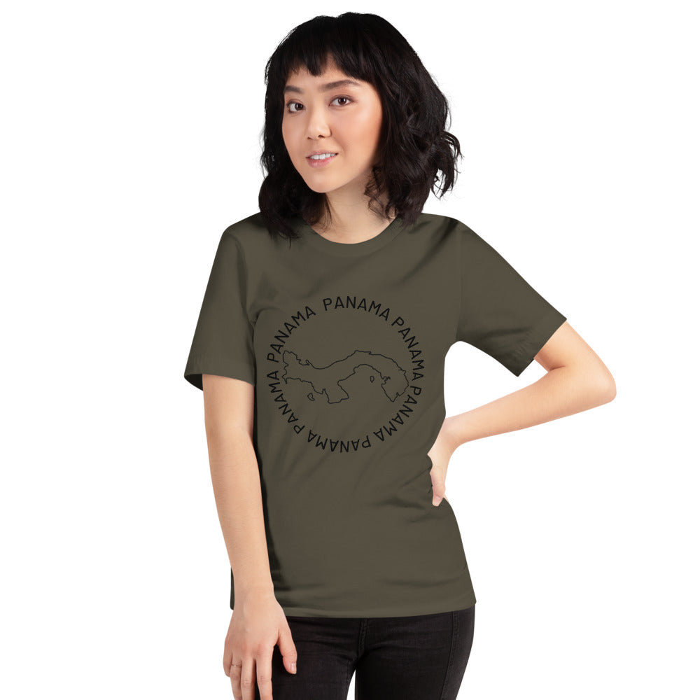 Panama Map Unisex T-Shirt