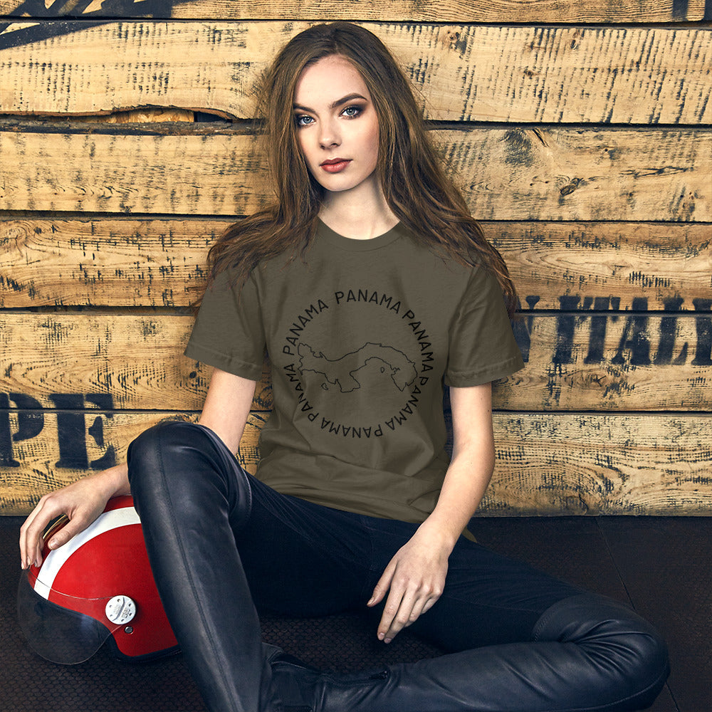 Panama Map Unisex T-Shirt