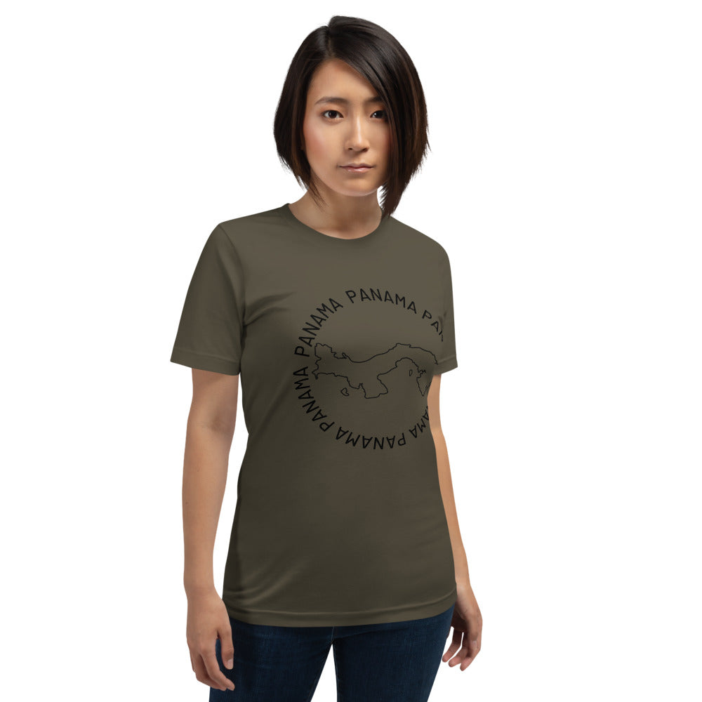 Panama Map Unisex T-Shirt