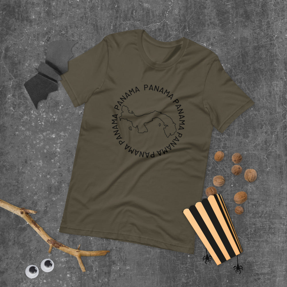 Panama Map Unisex T-Shirt
