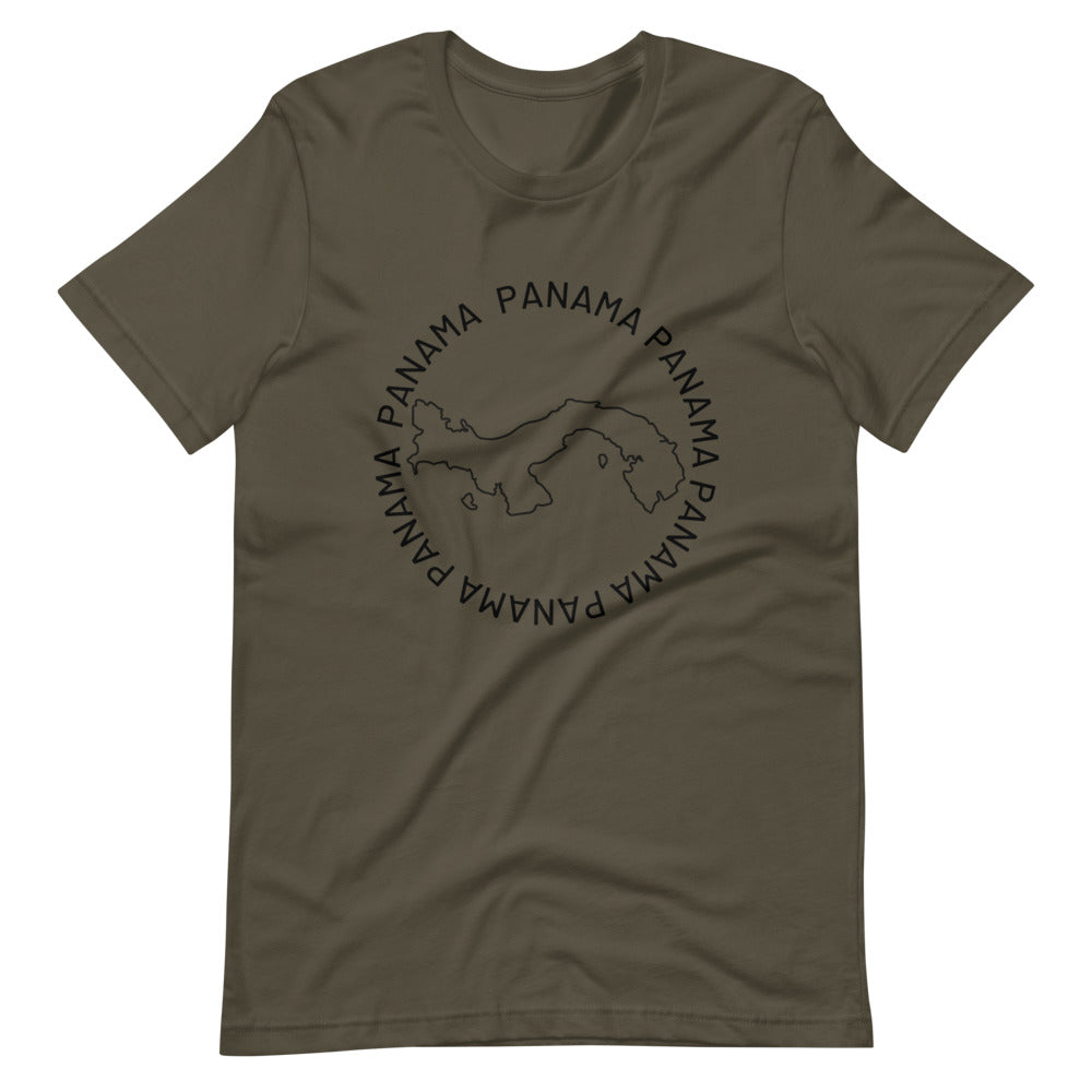 Panama Map Unisex T-Shirt
