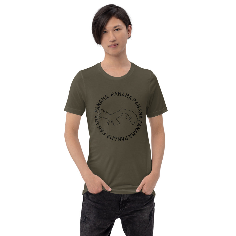 Panama Map Unisex T-Shirt