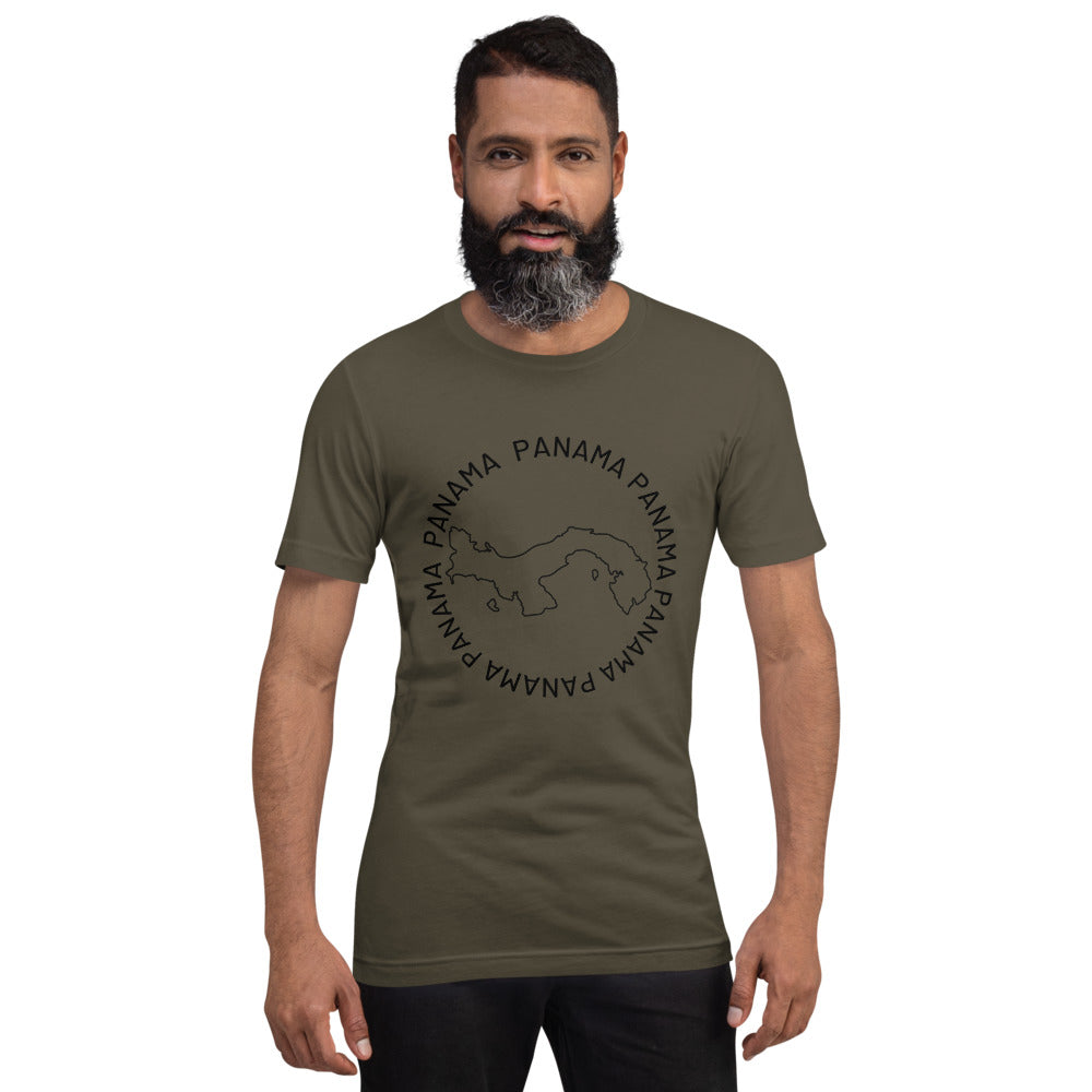 Panama Map Unisex T-Shirt