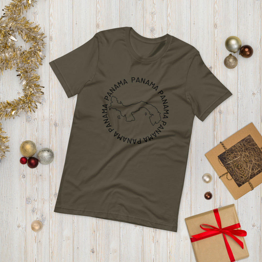 Panama Map Unisex T-Shirt
