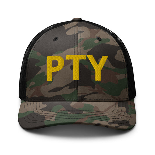 PTY Camouflage Trucker Hat