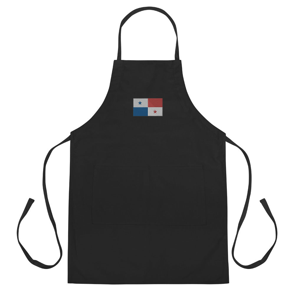 Panama Flag Embroidered Apron