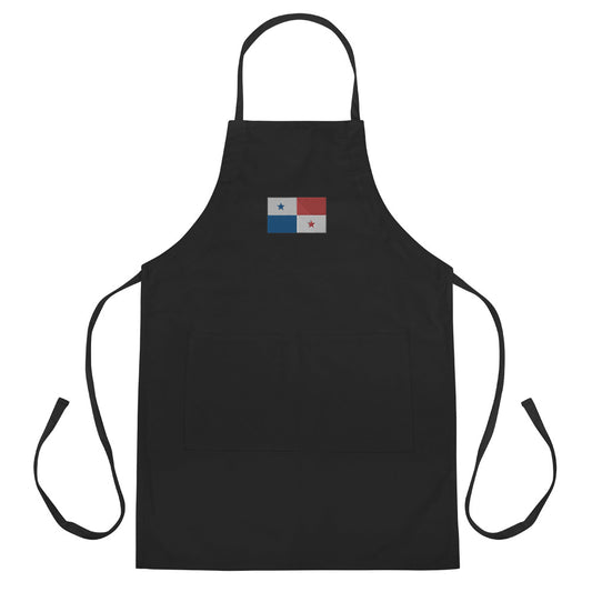 Panama Flag Embroidered Apron