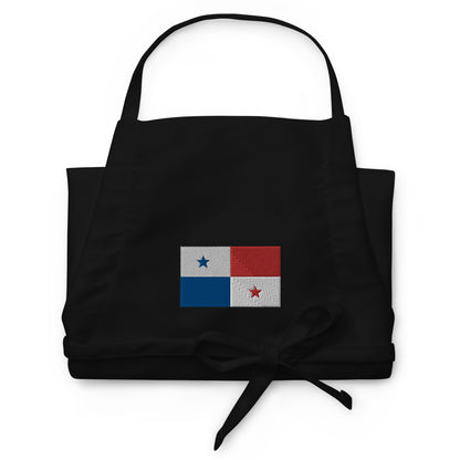 Panama Flag Embroidered Apron