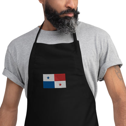 Panama Flag Embroidered Apron