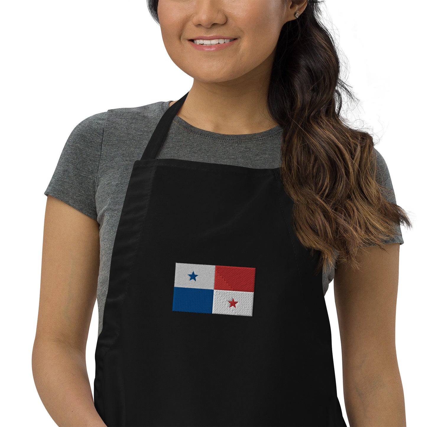 Panama Flag Embroidered Apron