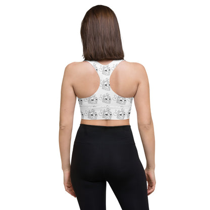 Panama Harpy Eagle Longline Sports Bra