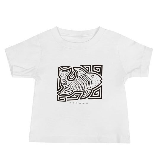 Panama Fish Print Baby Jersey Tee