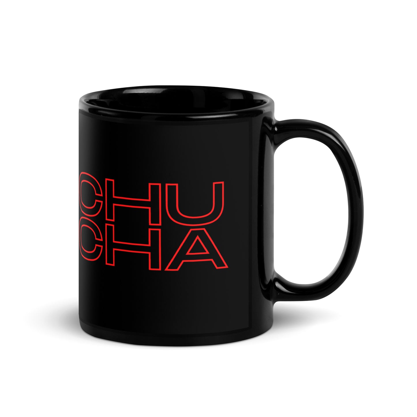 Panama Chucha Black Glossy Mug