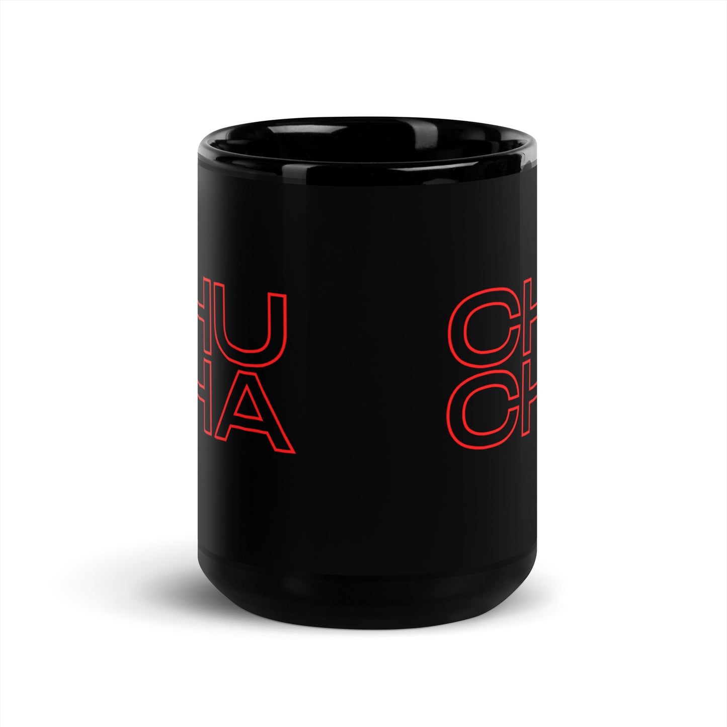 Panama Chucha Black Glossy Mug