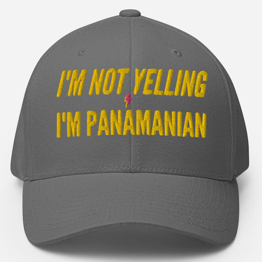 I'm Not Yelling I'm Panamanian Structured Twill Cap
