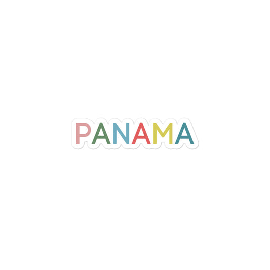 Vintage Colors Panama Sticker