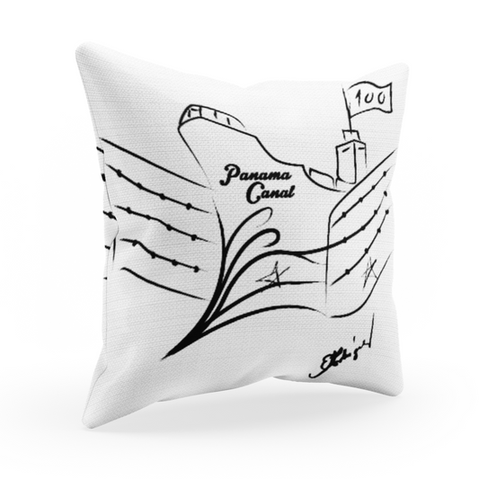 Panama Canal Pillow Cover