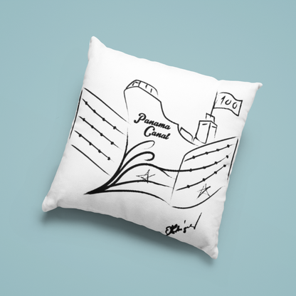 Panama Canal 100 Years Anniversary Premium Pillow Cover