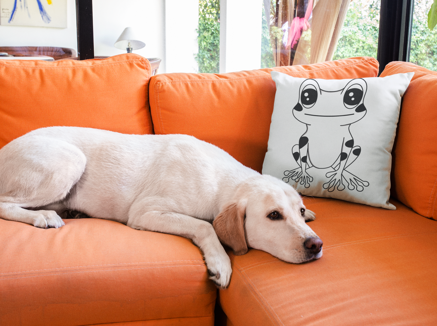 Panama Rana Dorada Pillow Case